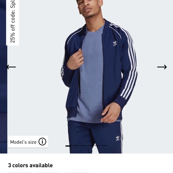 Brand New Adidas 90’s style Track Jacket - Picture 3 of 5
